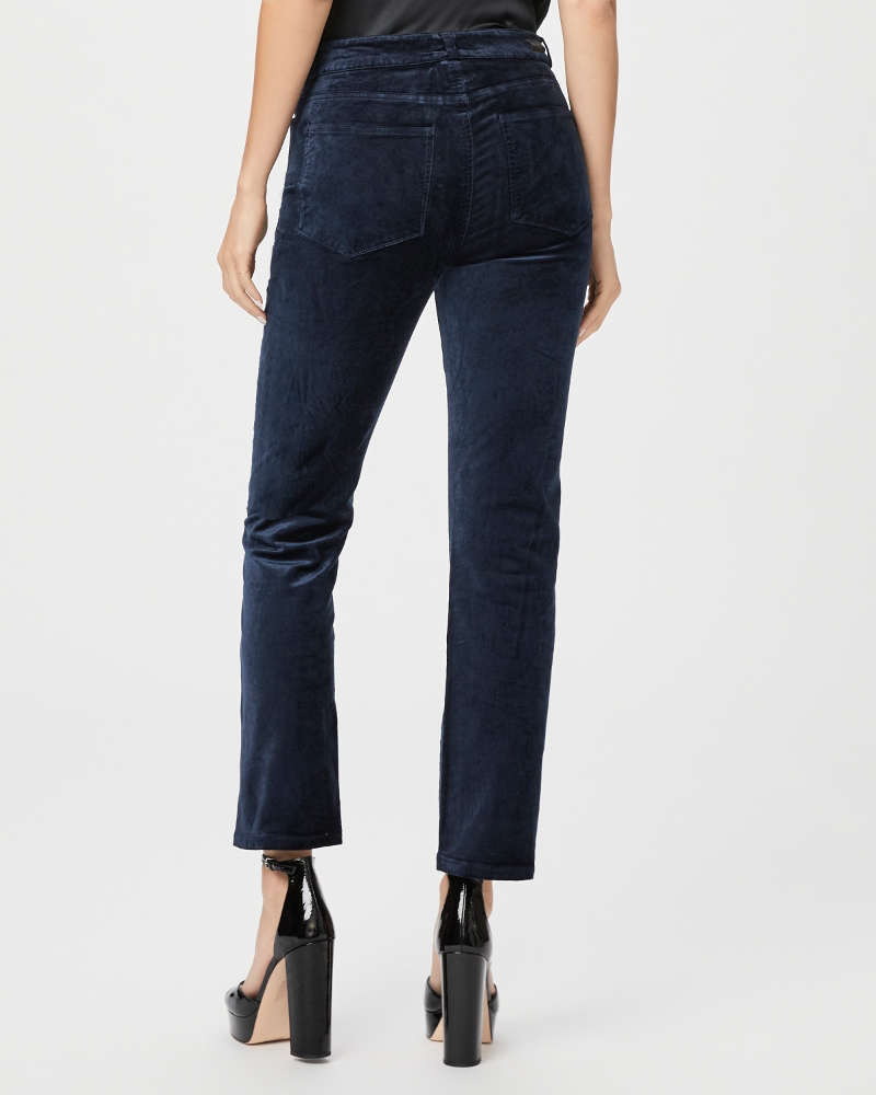 Cindy Twisted Seam in Deep Navy Velvet