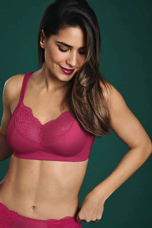 Orely Mastectomy Bra (5782X) Cherry Red