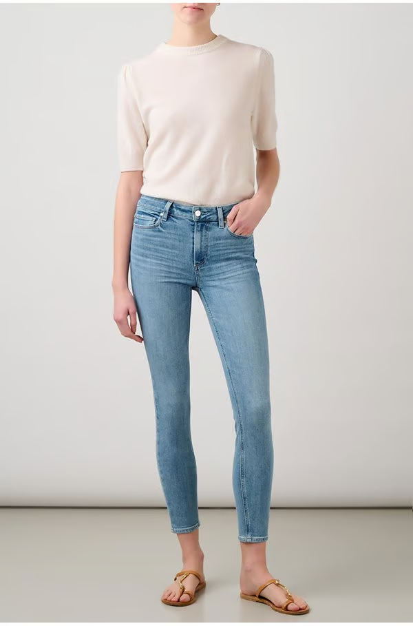 PAIGE Hoxton High Rise Ankle Skinny - Adventurous